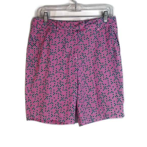 Lady Hagan Maximal Print Golf Athletic Short Size 6 Bermuda Sporty Activewear - Picture 1 of 9